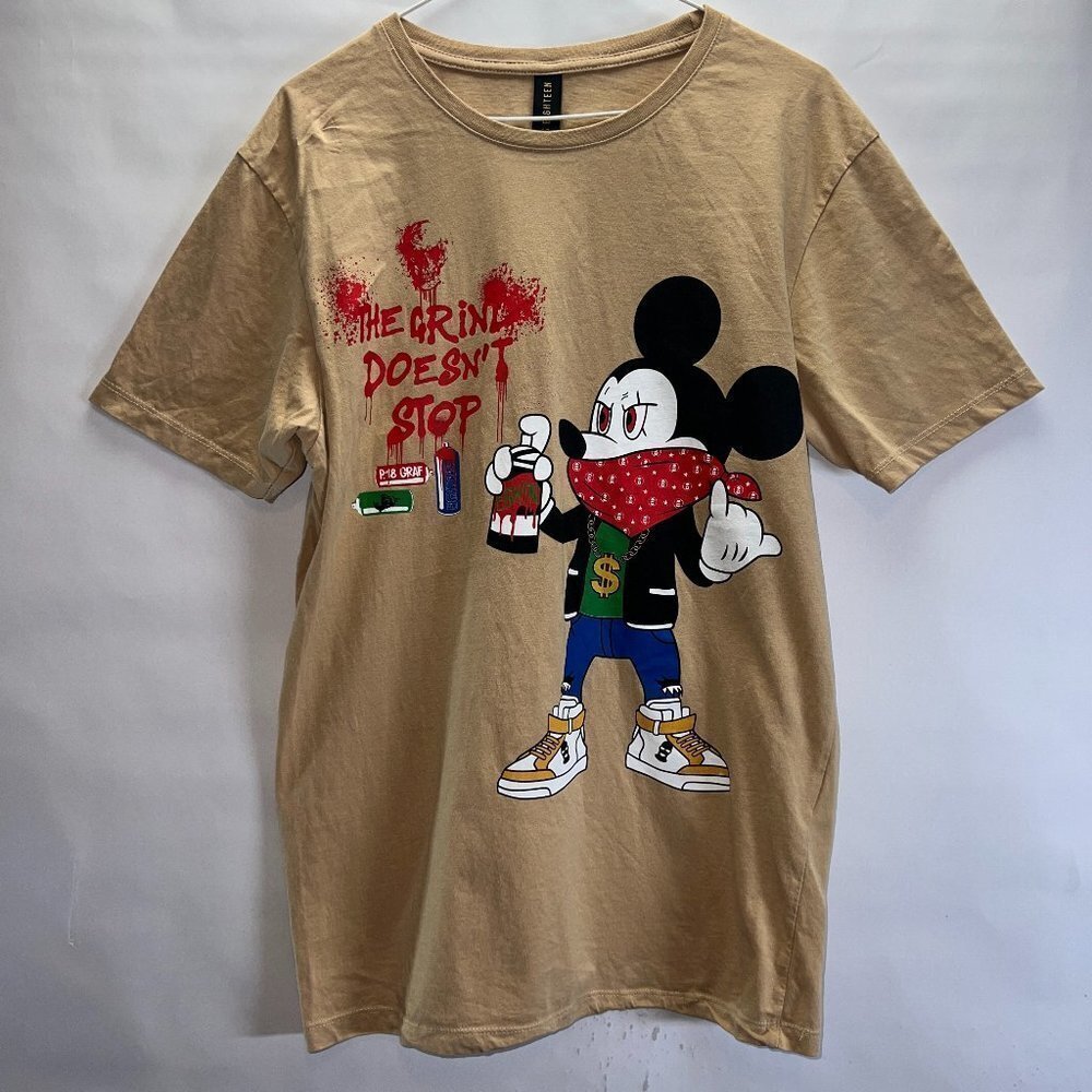 MICKEY Mouse Graphic Art T-Shirt L